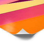 NEO GEO SUNSET LANDSCAPE POSTER (Ecke)