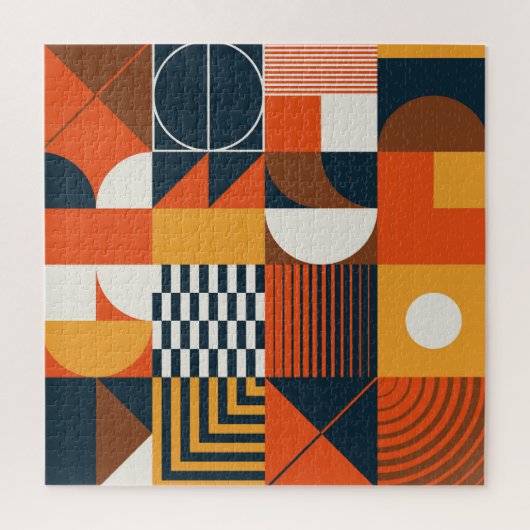 Neo Geo: Vintage abstrakte Zusammensetzung Puzzle (Vertikal)