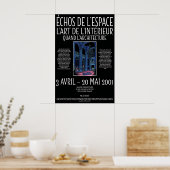 Neo-Gothic Interior Art Print 2001 French Gallery Poster (Küche)
