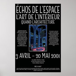 Neo-Gotischer Innendruck 2001 French Gallery Poster