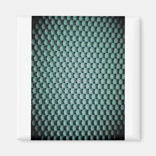 Neo-grüne Sphären Magnet (Vorne)
