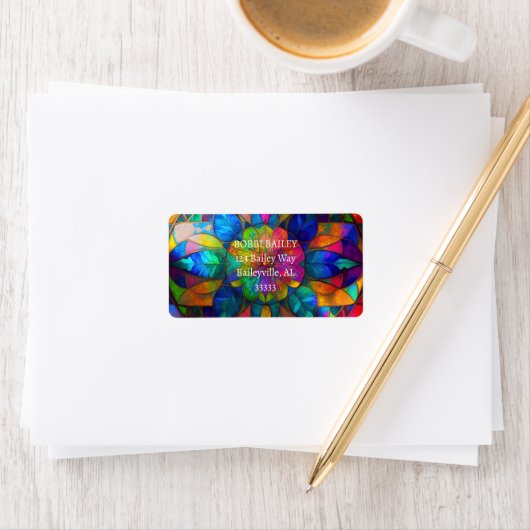 NEO Hartglas Adressaufkleber (Insitu)