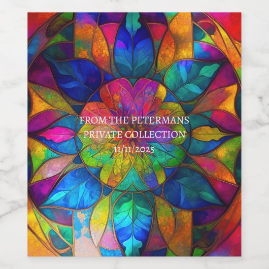 NEO Hartglas Weinetikett (Einzelnes Label)