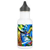 Neo Jap Dragon Tattoo Edelstahlflasche (Links)