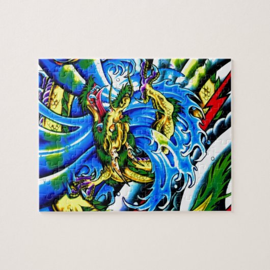 Neo Jap Dragon Tattoo Puzzle (Horizontal)
