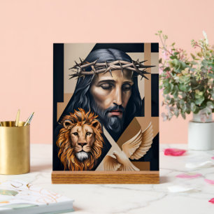 Neo-Kubistische Elegance: Ein Tribut Acrylschild