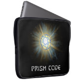 Neo Laptop Schlauch 15" Prismencode - Goldenes Kin Laptopschutzhülle (Vorne Rechts)