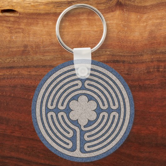 Neo Medieval Labyrinth Schlüsselanhänger (Vorderseite)