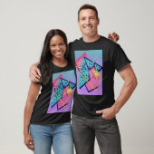 Neo-Memphis Design Ken Gage Retrowave Fine Art T-Shirt (Unisex)