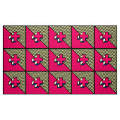 Neo-Memphis-Pattern - Cross/Plus-Zeichen Stoff (Fat Quarter (45,7 x 55,9 cm))
