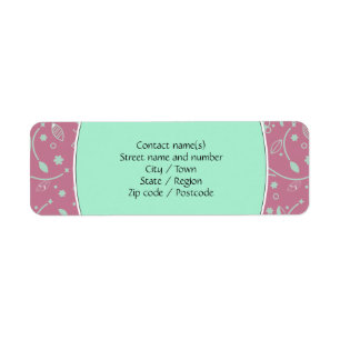 NEO MINT DUSKY PINK Personalisierte Anschrift
