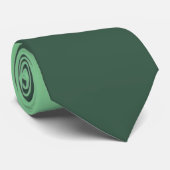 Neo Mint Green und Dark Green Gradient Ombre Krawatte (Gerollt)