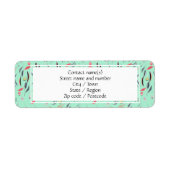 NEO MINT PERSONALISIERTE RÜCKSENDEADRESSE (Vorne)