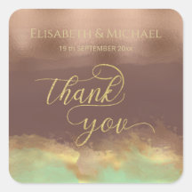 Neo-Minze Zimt Rose Goldfolie Aquarell