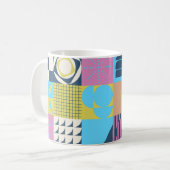 Neo Modernism artwork pattern made with abstract g Kaffeetasse (Vorderseite Links)