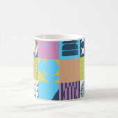 Neo Modernism artwork pattern made with abstract g Kaffeetasse (Mittel)