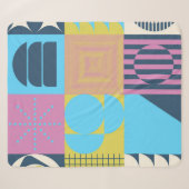 Neo Modernism artwork pattern made with abstract g Sherpadecke (Vorderseite (Horizontal))
