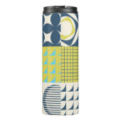 Neo Modernism artwork pattern made with abstract g Thermosbecher (Rückseite)
