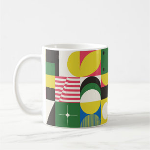 Neo Modernism Kunstwerk aus abstrakt g Kaffeetasse