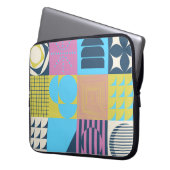 Neo Modernism Kunstwerk aus abstrakt g Laptopschutzhülle (Vorderseite Links)