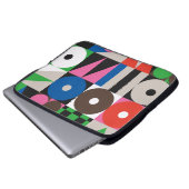 Neo Modernism Kunstwerk aus abstrakt g Laptopschutzhülle (Vorne Knopf)