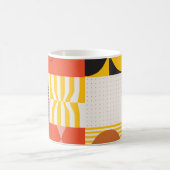 Neo-Modernismus-Kunstmuster aus abstrakten v Kaffeetasse (Mittel)