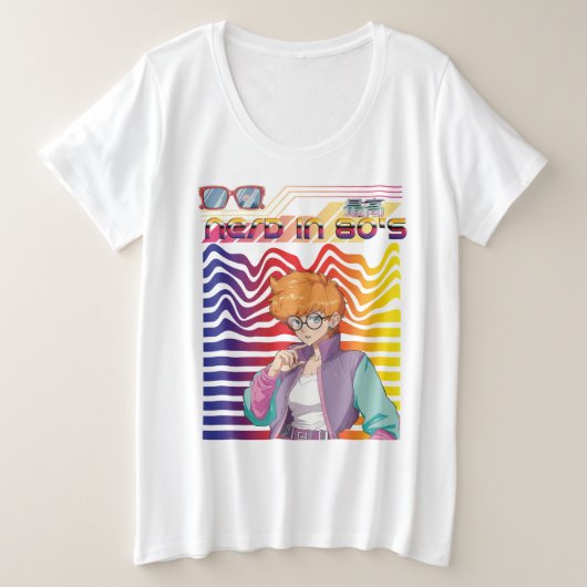 NEO NERD  GROßE GRÖßE T-Shirt (Design vorne)