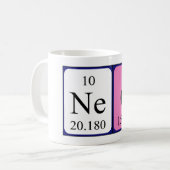 Neo Periodenname Tasse (Vorderseite Links)
