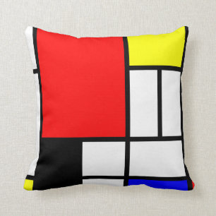 Neo-plasticism Mondrian Art 3 modern Kissen