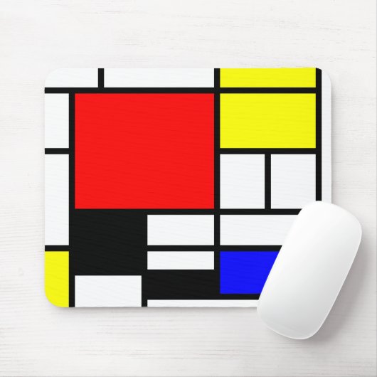 Neo-plasticism Mondrian Art Mousepad (Mit Mouse)