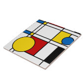 Neo-Plastik Nr. 4 Art Tile Fliese (Seite)