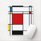 Neo-Plastizismus Mondrian Style Mousepad (Mit Mouse)