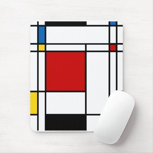 Neo-Plastizismus Mondrian Style Mousepad (Mit Mouse)