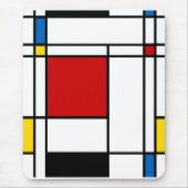 Neo-Plastizismus Mondrian Style Mousepad (Vorne)