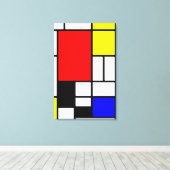 Neo-Plastizismus Mondrianischer Stil Leinwanddruck (Insitu (Holzboden))
