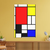 Neo-Plastizismus Mondrianischer Stil Leinwanddruck (Insitu (Wohnzimmer))