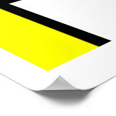 Neo-Plastizismus Mondrianischer Stil Poster (Ecke)