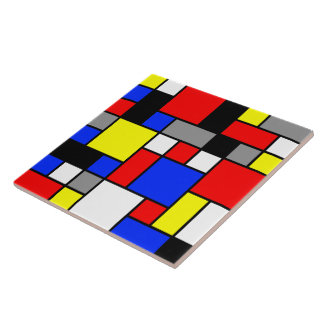Neo-Plastizismus Nr. 3 Art Tile Fliese