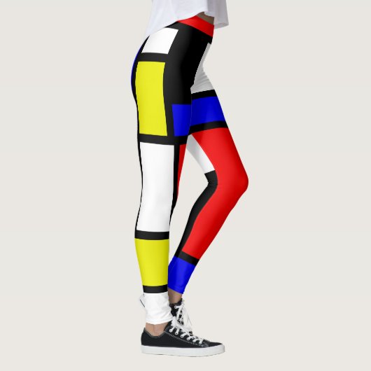 Neo-Plastizismus Pictorial Art Athletic Leggings (Rechts)