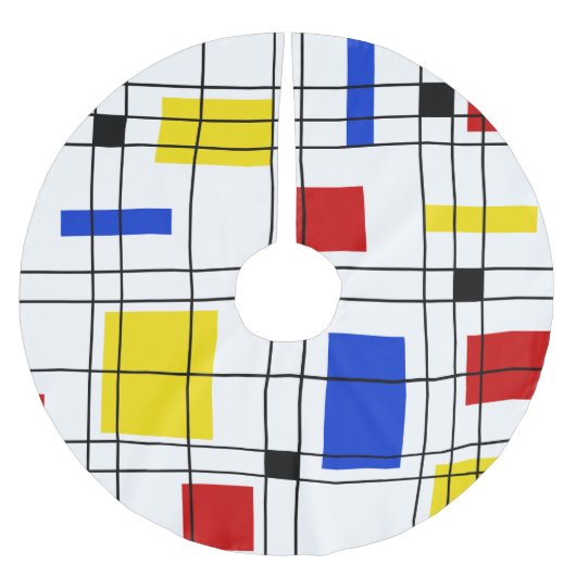 Neo-Plastizismus Polyester Weihnachtsbaumdecke (Vorderseite)