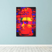 Neo-Polynesian Leinwanddruck (Insitu (Holzboden))