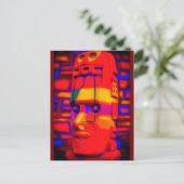 Neo-Polynesier Postkarte (Stehend Vorderseite)