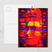 Neo-Polynesier Postkarte (Vorne/Hinten)