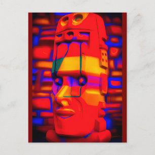 Neo-Polynesier Postkarte