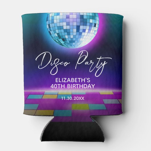 Neo Retro Disco Party Dance Dosenkühler (Rückseite)