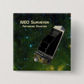 NEO Surveyor Asteroid Hunter Button (Vorderseite)