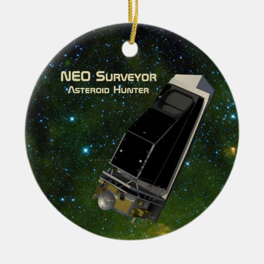 NEO Surveyor Asteroid Hunter Keramik Ornament (Vorne)