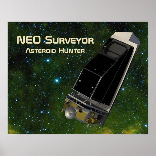 NEO Surveyor Asteroid Hunter Poster (Vorne)