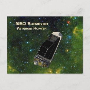 NEO Surveyor Asteroid Hunter Postkarte