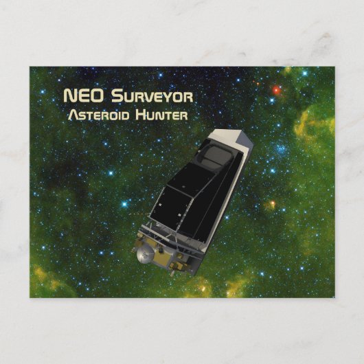 NEO Surveyor Asteroid Hunter Postkarte (Vorderseite)